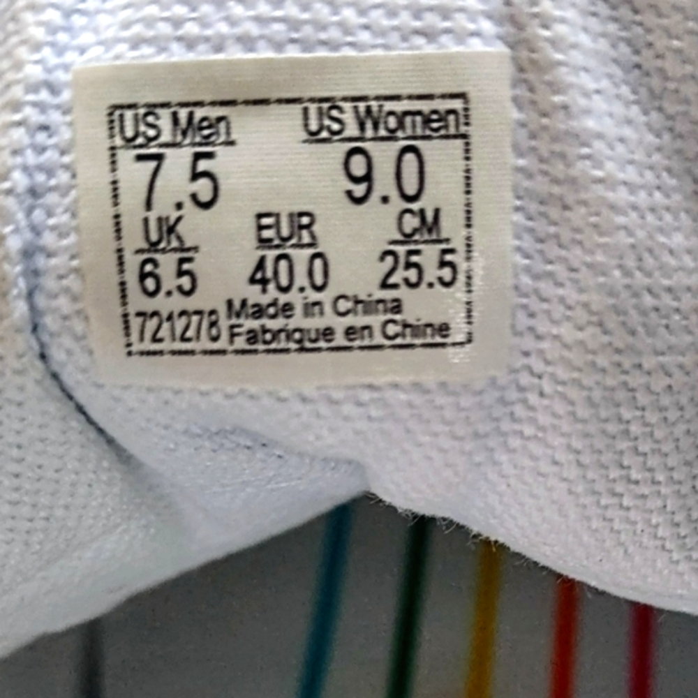 Vans x Flour Shop Old Skool Rainbow Sneakers W9 /M7.5 - Picture 9 of 9